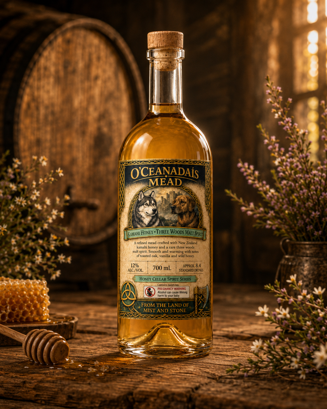 Kamahi Honey · Three Woods Malt Spirit
