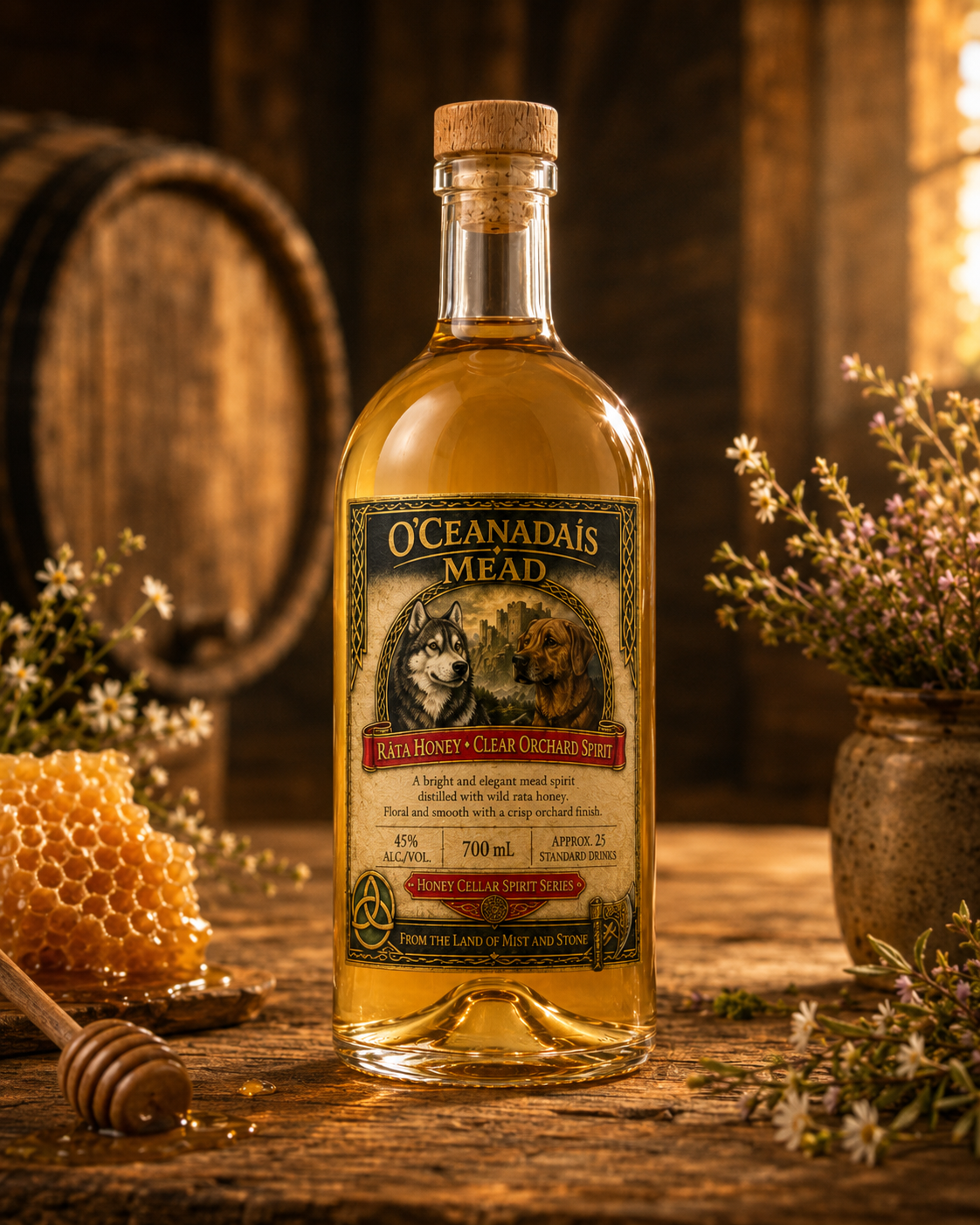 Rāta Honey · Clear Orchard Spirit